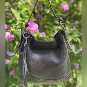 Vintage Coach SoHo 1414 Legacy Hobo crossbody Bag Black Leather Purse Y2K